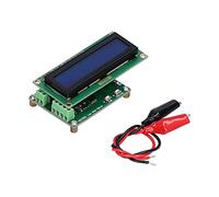 Zerodis Ohmímetro de Baja Resistencia, Prueba de Probador de Capacitancia de Alta Precisión 0.001~120Ω, 10pf ~ 20000uf, 2 Clips para Medición de Retroiluminación de LCD Precisa