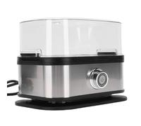 Zerodis Olla a para Huevos, 200 W, Caldera Pequeña Eléctrica Portátil, Máquina para Hacer Huevos con Apagado Automático, Adecuada para el Hogar, Cocina, Dormitorio, Oficina, de Acero Inoxidable,