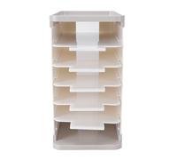 Zerodis Organizador de Congelador de Bolsas de Leche, Contenedor de Congelación de Torre de Almacenamiento de Bolsa de Leche Vertical Desmontable de Múltiples Capas de Plástico Adecuado