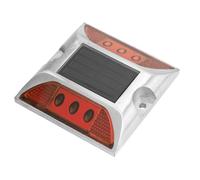 Zerodis Otra Iluminación Interior Marcador de Camino de Entrada Al Aire Libre a Prueba de Agua con Distancia Visible de 1000 M para Jardines Patios Caminos Luz de Tierra (rojo)