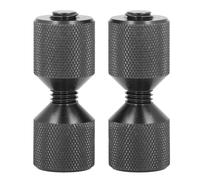 Zerodis Otras Herramientas de Autopartes Alineador de la Brida Mate 6061 Pins de Aluminio Doble de Aluminio Pins de 0.5 a 14 Pulgadas con M12 Hustar Auto Parts Viajes de Alineación de Brida de (BLACK)