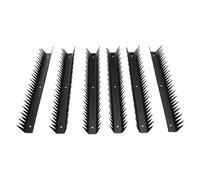 Zerodis Otras Herramientas de Jardín Juego de Púas de Acero Al Carbono para Disuadir Intrusos, Púas Superiores de Pared para Cerca, Puerta, Techo, Protección Perimetral, Barrera de Jardín para el