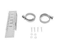 Zerodis Otros Accesorios de Hardware para el Hogar Soporte de Acero Inoxidable Montado en la Pared Calentador de Agua Ajustable Tanques de Expansión Soporte con Correas Antisísmicas para hasta 5