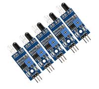 Zerodis Otros Sensores Módulo de Sensor de Evitación, Rango de Detección Ajustable de 2 a 60 Cm, Adecuado para Navegación Robótica y Vehículos Autónomos Obstáculo Infrarrojo Infrarrojo