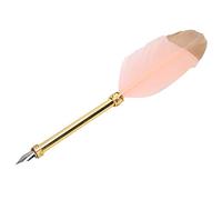 Zerodis Otros Suministros de Arte Pluma Dip Pen Elegante Pluma de Ganso de Escritura para Amantes de la Caligrafía Hecha a Mano