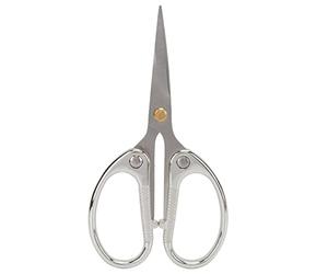 Zerodis Otros Suministros de Bordado de Costura Ergonómico de Acero de Alta Dureza para un Agarre Cómodo con Diseño Clásico para Coser Bordado Manualidades DIY Bonsai Jardinería Tijeras Artesanales