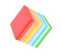 Zerodis Papel de Origami 520 Hojas Doble Cara 10 Colores 5x5cm Papel Plegable Cuadrado para Manualidades Infantiles Proyectos de Arte DIY Actividades Educativas en el Aula