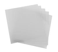 Zerodis Papel de Planchado para Cuentas Hama, 10 Hojas Normales 23,8 x 17,8 cm y 5 Premium 15 x 15 cm, Reutilizable, Transparente, para Manualidades y Bricolaje