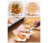 Zerodis Papel Secante de Alimentos, 50 Hojas de Papel de Cocina Absorbente de Aceite para Alimentos Fritos, Bandeja para Hornear Antiadherente para Cocinar en Casa (Como se muestra)