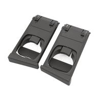 Zerodis Par de Portavasos para Tablero de Instrumentos Par de Portavasos Delanteros de Plástico con Almacenamiento Adicional OE 25042561 TGK707 para 2005 a 2015 para Organización Interior de (Grey)