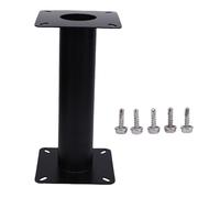 Zerodis Pedestal de Asiento en Bote, Aleación de 330 Mm de de Acero Aleación Anodizado Montaje de la Base de la Mesa de la Mesa del RV para la Cubierta del Pontón del Bote del Yate