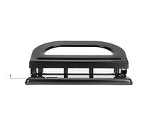 Zerodis Perforadora de Papel de 4 Agujeros, Herramienta Manual Ajustable para 30 Hojas, Ideal para Uso en Oficina y Escuela