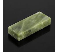 Zerodis Piedra de Afilar de Grano 8000, Piedra de Afilar Natural para Cuchillos, Tijeras, Afeitadora, con Diseño Compacto y Liviano, Fácil de Usar para el Hogar, Cocina, Camping, Al (Jade verde