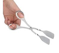 Zerodis Pinzas para Servir de Acero Inoxidable, Pinzas de Tijera de Cocina Resistentes, Utensilios de Cocina de Acero Inoxidable 304 para Asar a la Parrilla y Hornear