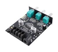 Zerodis Placa Amplificadora de Audio, Aleación de Aluminio, Ajuste de Alta y Baja Frecuencia, Potencia de 50W+50W para Altavoces Domésticos