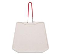 Zerodis Placa de Plancha, Sartén para Parrilla con Mango Plegable para Barbacoa, Estufa de Casete, Cocina, Camping, Picnic, Interior y Exterior, Aleación de Aluminio, Portátil, (estilo2)