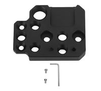 Zerodis Placas de Liberación Rápida Base de Montaje del Estabilizador de Cámara con Orificios de 1/4 3/8 de Pulgada Interfaz de Zapata Fría para Placa Ronin S SC RS2 RS3 Aleación de Aluminio