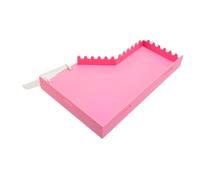 Zerodis Plataforma de Plástico de Hámster con Conductor, Material Seguro y Multifuncional, para Hamster Guin (L Forma)