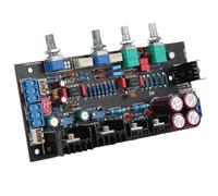 Zerodis Preamplificador HiFi Clase A con Removedor de Sonido Digital, 4 Perillas para Control de Volumen de Graves de Rango Medio Agudo, Adecuado para Audiófilos y Sistemas de Audio Domésticos