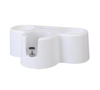 Zerodis Presiona Powder Organizador Altura Ajustable ALTIA DE CAFÉ UNIVERSAL DISTRIBUIDOR DE CAFÉ SHOPKER PUCK TOOD Herramientas DE Herramientas DE Cafetería para 51 Mm 53 Mm 58 Portafilter (WHITE)