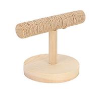 Zerodis Productos de Entrenamiento de Aves Mesa de Madera Perico Interacción Entrenamiento Percha Parque Infantil Plataforma de Juego Accesorios para Jaulas de Pájaros Juguetes para Conures Garra