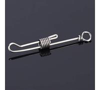 Zerodis Productos de Entrenamiento de Pájaros Anillo Cadena de Pie de Loro Herramienta de Entrenamiento Antivuelo de Acero Inoxidable con Diseño Seguro para Periquito Lorikeet Caique Pet Bird Bird