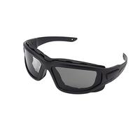Zerodis Protección con Lente de Doble Capa Correa Desmontable para Ciclismo y Actividades Al Aire Libre Gafas Antivaho Uv (BLACK)