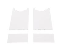 Zerodis Protector de Cabecera Tapón de Pared para sofá Protector de Cabecera de Acrílico Transparente Mezcla sin Costuras Relleno de Muebles Antideslizante Espaciador de Pared Multifunción Ajuste (A)