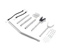 Zerodis Protector de Espejo de Popa de Motor Fueraborda Duradero de Metal Serie de Yates para Barcos Ajustable de 28 Pulgadas a 59 Pulgadas para la Mayoría de los Motores Fueraborda Protector de