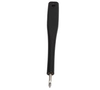 Zerodis Punzón de Costura de Cuero de Aleación, Punzón de Costura Pulido para Artesanía en Cuero, Perforación Fácil para Zapatos, Billetera, con Cojín Protector (1 diente pequeño)