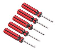 Zerodis Removedor de Válvula de un Cabezal, Herramienta de Reparación de Neumáticos de Acero con de Plástico para Extracción de Instalación de Vástago de Válvula de Neumático de Coche,