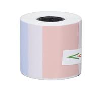 Zerodis Rollo de Etiquetas Adhesivas Térmicas Redondas de 30 X 30 Mm, Etiquetas Autoadhesivas Térmicas Directas, 160 Hojas, Impresión Transparente, Fácil de Despegar para Almacenamiento de Pequeñas