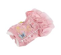 Zerodis Ropa para Perros Cheongsam de Estilo Chino, Traje de Satén Suave y Transpirable con Botones a Presión, Diseño Suelto para Perros Pequeños, Gatos, Teddy, Chihuahua, Caniche (M)