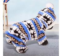 Zerodis Ropa para Perros con Líneas Elásticas Cálidas para Perros Pequeños, Traje de Invierno, Ropa Suave para Cachorros de Felpa (XXL)