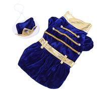 Zerodis Ropa para Perros Disfraz Príncipe Estilo Ropa para Mascotas Traje con Sombrero Cómodo para Fiestas y Uso Diario Cachorro de Halloween (S)