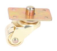 Zerodis Ruedas Verticales para Piano, Ruedas Giratorias de Hierro para Muebles, Rotación de 360 grados con Tornillos, Juego de de Metal Resistente para Soporte de Piano, Estantería, Teclado, sofá