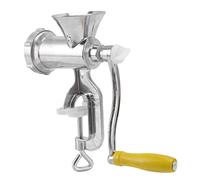 Zerodis Silver Hand - Handmade Silver Lip Lama de Carne de Carne para de Res, Fabricante de Salchichas - Uso del Hogar