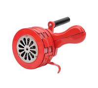 Zerodis Sirena de Cigüeñal de 120 DB, Fácil de Operar una Construcción de Metal de Sonido Fuerte con un Diseño Portátil para Fábricas, Escuelas, Tropas, Socorro en Desastres Operado Manualmente