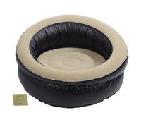 Zerodis Sofá Inflable, Compacto y Portátil sofá sofá Diseño Ergonómico Sillón Inflable para Sala de Estar Dormitorio Actividades y Viajes Al Aire Libre (Brown)