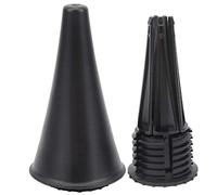 Zerodis Soporte de Clarinete Desmontable, Soporte de Piso Plegable para Clarinete de Aleación de Zinc y ABS, Diseño de Perilla de Rosca de 5 Patas, Almacenamiento Compacto de Campana para