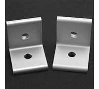 Zerodis Soporte de Esquina de Aluminio Soporte en L Paquete de 4 Juntas