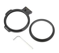 Zerodis Soporte del Filtro de Lente, Soporte del Adaptador de Lente El Kit de Soporte de Filtro de Aleación de Aluminio Kit de Portavoz Fijo Firmemente Anillos de Adaptador de Filtro de (C)
