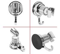 Zerodis Soporte para Cabezal de Ducha, Soporte Ajustable para Cabezal de Ducha con Ventosa ABS con Gancho, Giratorio de 360 grados para de de Mano y Rociadores de bidé