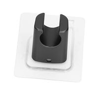 Zerodis Soporte para Cabezal de Ducha Soporte para Cabezal de Ducha para de ABS Resistente Negro Mate con Adhesivo Fuerte para Aspiradora de Escoba y Fregona de Baño