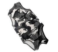 Zerodis Suministros de Aseo para Limpieza de Gatos Traje de Recuperación Traje Posquirúrgico para Gatos Después de la Cirugía con Patrón de Camuflaje y Diseño de Botones Hecho de Modal para Curar