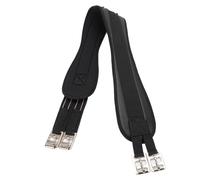Zerodis Suministros de Cría de Ganado Cuero de Circunferencia con la Hebilla de Rodillo de Extensión Elástica para Caballos Que Montaron Suministros de Silla de Montar el Cinturón de Vientre Fácil