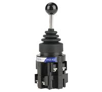 Zerodis Suministros de Energía de Conmutación Interruptor de Retorno por Resorte de 4 Posiciones Control Duradero para Circuitos Industriales de CA CC Interruptor de Palanca de Mando Momentáneo