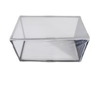 Zerodis Suministros de Jardinería, Cría de Material de PVC, Hábitat de Malla de 42x42x77cm para Observación y Crecimiento, Jaula de Mariposas Práctica