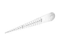 Zerodis Suministros de Oficina Herramienta de Palpado de Medición Dual de Acero Inoxidable Rango de Medición de 2-20 Mm para Ingenieros y Entusiastas del Bricolaje Calibre Cónico de Soldadura