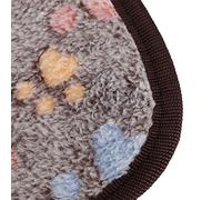 Zerodis Suministros Diarios para Perros Ratán Refrescante Suave y Transpirable y Cama Cálida para Perros Gatos de Felpa para Uso en Verano e Invierno con Bordes Fuertes para Jaulas o Piso Estera